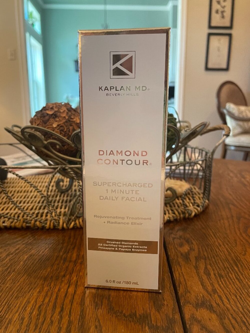 NEW Kaplan MD Diamond Contour Supercharged 1 Minute Daily Facial 6oz/180mL